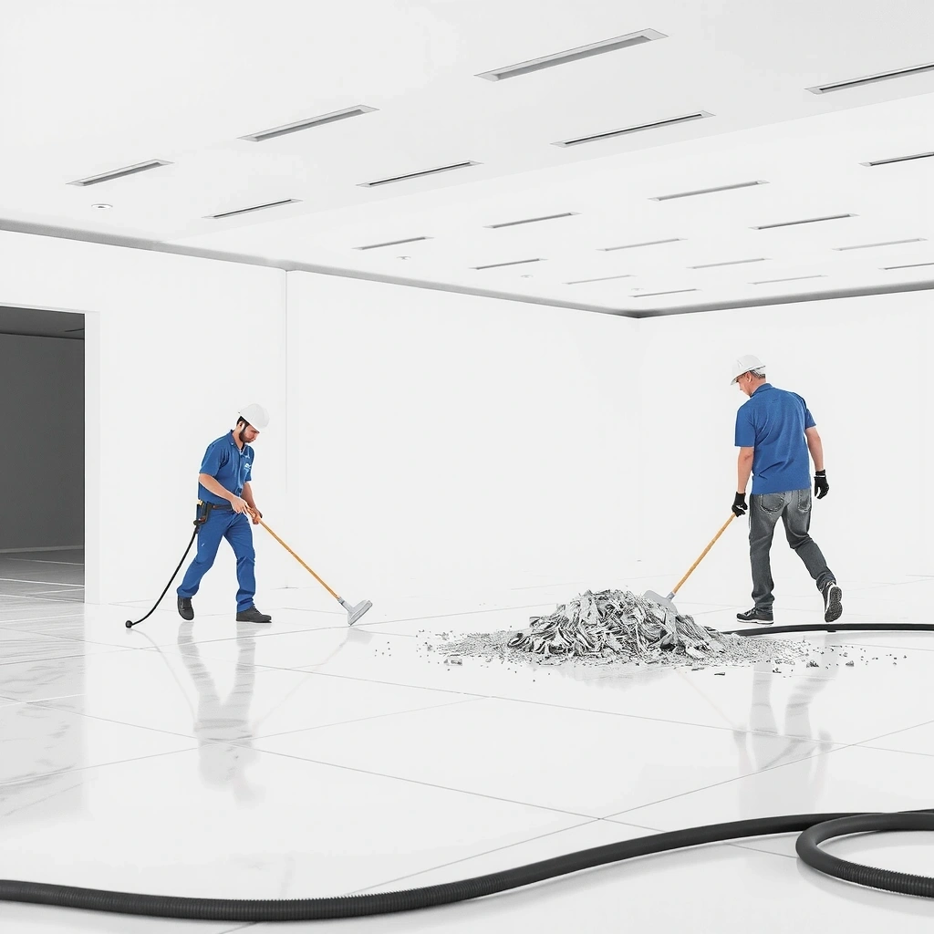 Post construction cleanup service