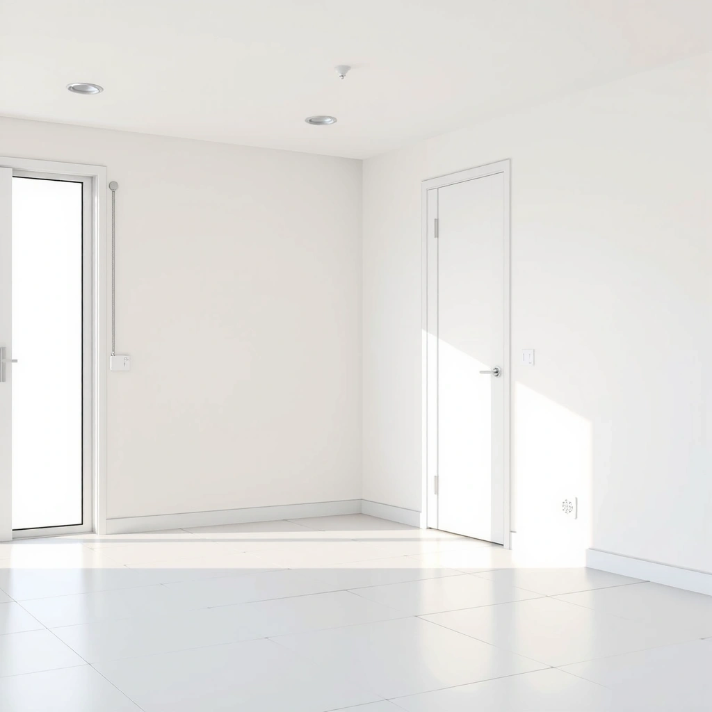 Move-in move-out cleaning service showing pristine empty apartment