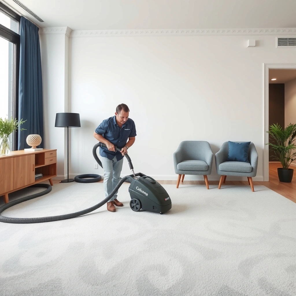 Professional carpet cleaning equipment and process